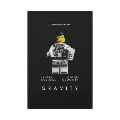 Gravity LEGO Movie Wall Art Canvas Art With Backing. Jurassic Bricks