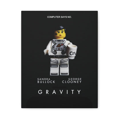 Custom MOC Same as Major Brands! Gravity LEGO Movie Wall Art Canvas Art With Backing.