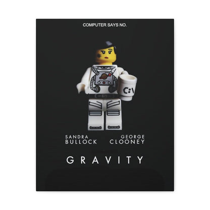 Custom MOC Same as Major Brands! Gravity LEGO Movie Wall Art Canvas Art With Backing.