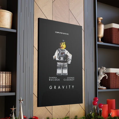 Gravity LEGO Movie Wall Art Canvas Art With Backing. Jurassic Bricks