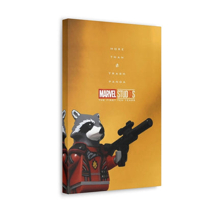 Guardians Of The Galaxy LEGO Movie Wall Art Canvas Art With Backing. Jurassic Bricks