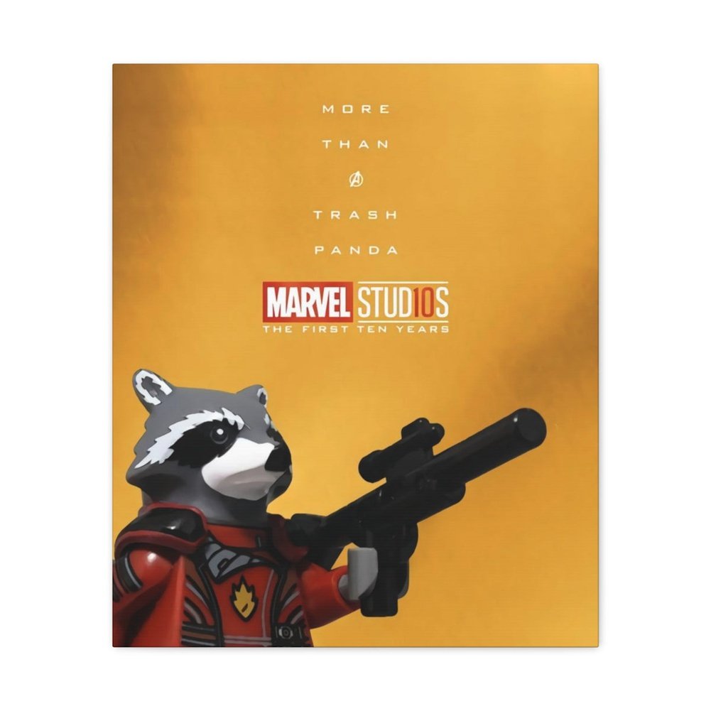 Custom MOC Same as Major Brands! Guardians Of The Galaxy LEGO Movie Wall Art Canvas Art With Backing.