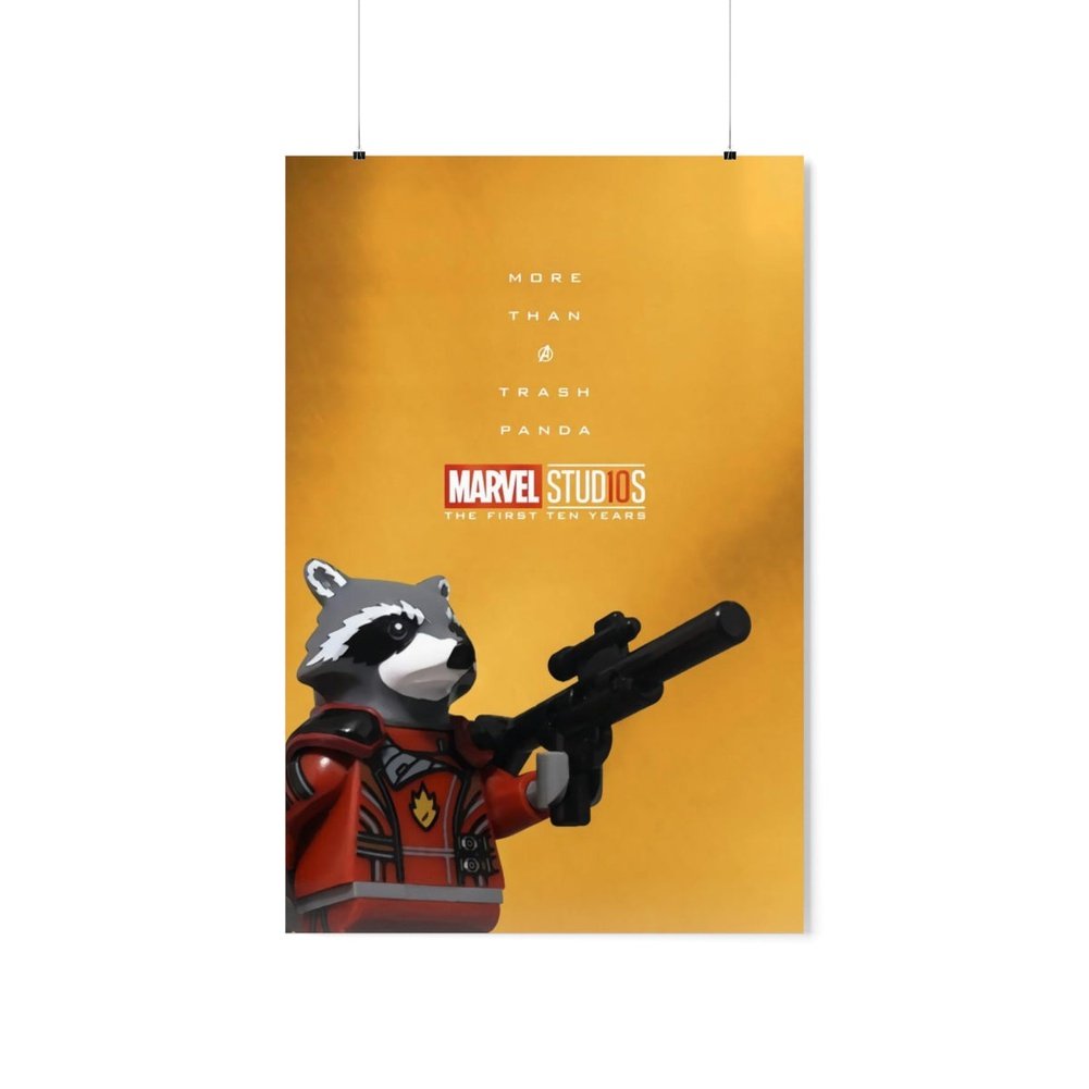 Custom MOC Same as Major Brands! Guardians of The Galaxy v1 LEGO Movie Wall Art POSTER ONLY