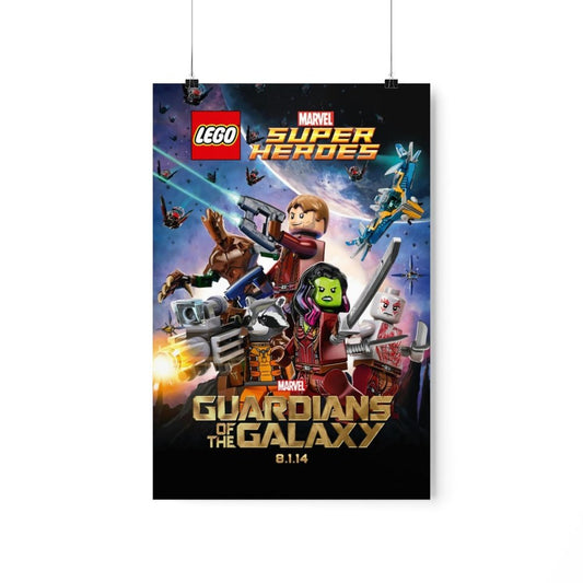 Guardians of The Galaxy v2 LEGO Movie Wall Art POSTER ONLY Jurassic Bricks