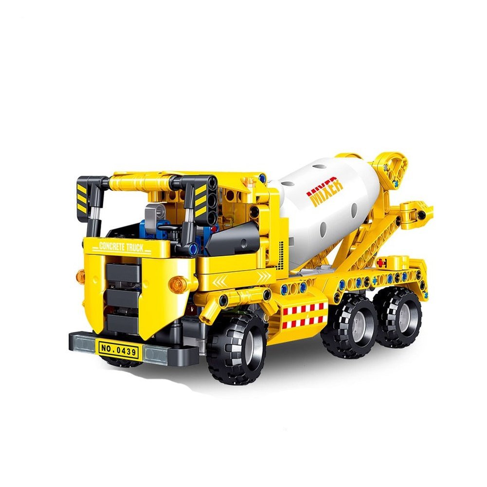 H Engineering Truck Tech Building Block City Construction Toy For Children Boy Adults Excavator Bulldozer Crane Car Brick Jurassic Bricks