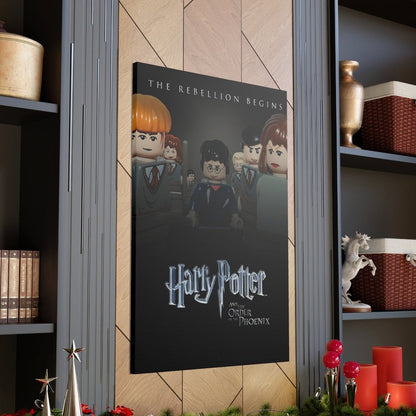 Harry Potter v1 LEGO Movie Wall Art Canvas Art With Backing. Jurassic Bricks