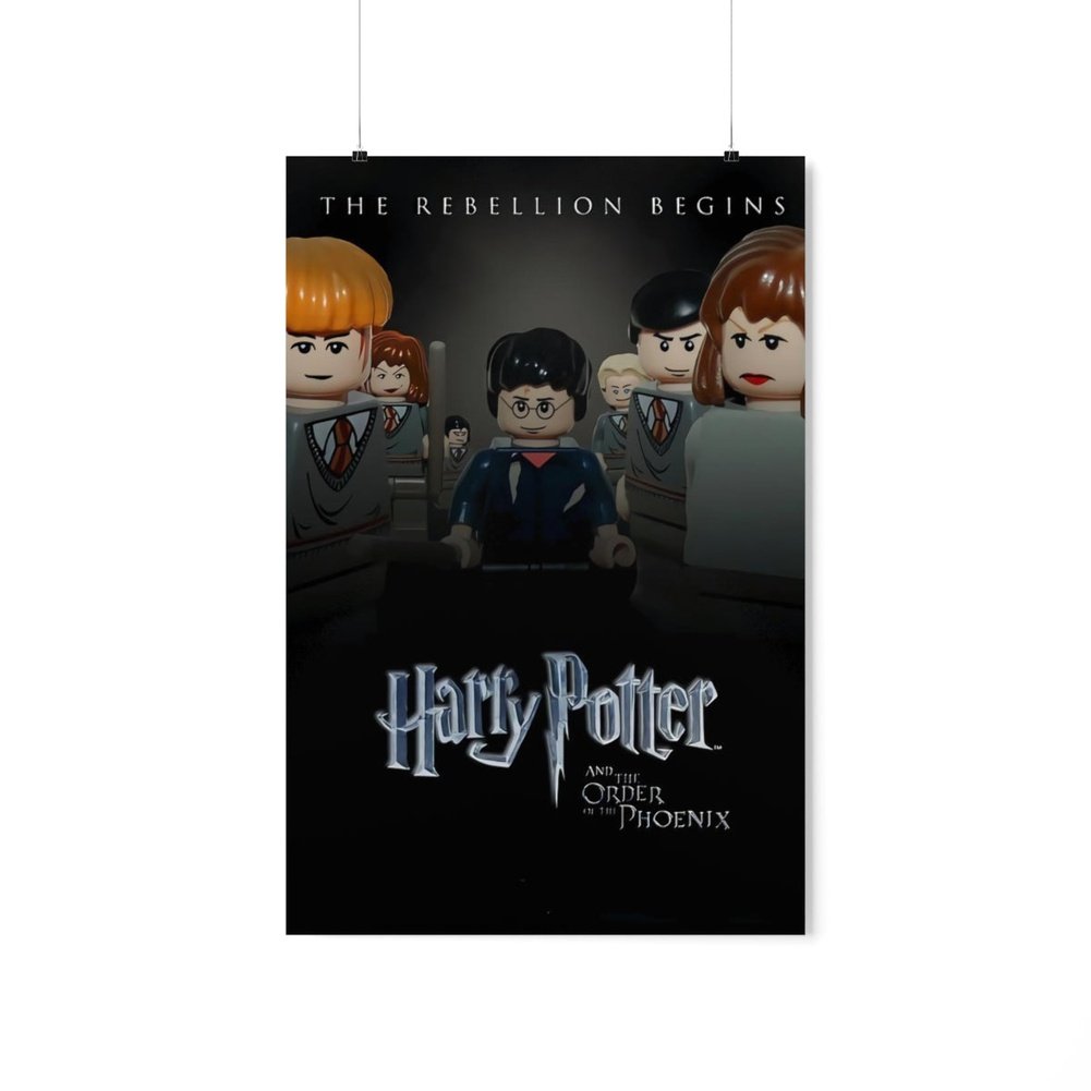 Custom MOC Same as Major Brands! Harry Potter v1 LEGO Movie Wall Art POSTER ONLY