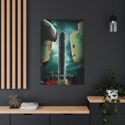 Harry Potter v2 LEGO Movie Wall Art Canvas Art With Backing. Jurassic Bricks