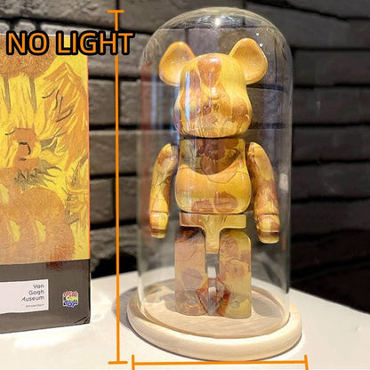 IN STOCK High Borosilicate Glass Round Cover Lighting Display Box Compatible With LEGO 76217 Groot Building Blocks Bricks Toys K&B Brick Store