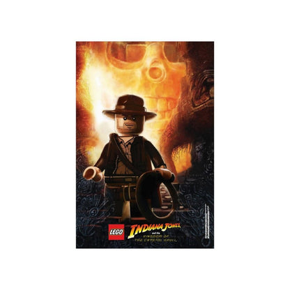 Indiana Jones LEGO Movie Wall Art POSTER ONLY K&B Brick Store