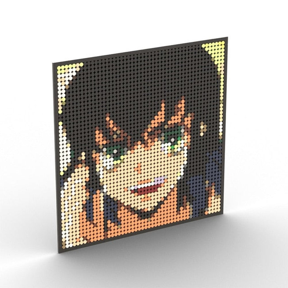 Moc Anime Figure, Anime Pixel Art, Building Blocks