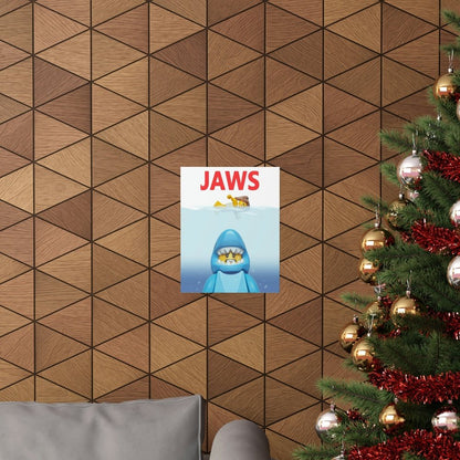 Jaws v2 LEGO Movie Wall Art POSTER ONLY Jurassic Bricks