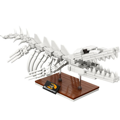 Custom MOC Same as Major Brands! Jurassic dinosaur world Tyrannosaurus Rex fossil skeleton model 's DIY assembled educational building blocks toy