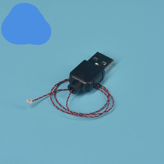 LED 1pcs 30cm USB Cable Compatible For Lego City Street Single lamp House DIY Toys Jurassic Bricks