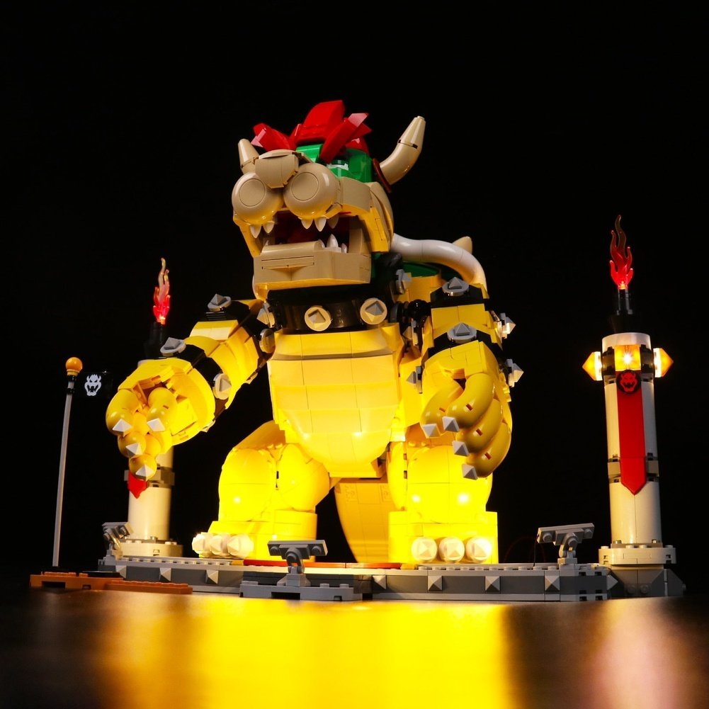 Custom MOC Same as Major Brands! LED Building Blocks Light For Ideas 71411 The Mighty Bowser(NOT Include the Model) LED Lighting Accessories Set DIY Toys