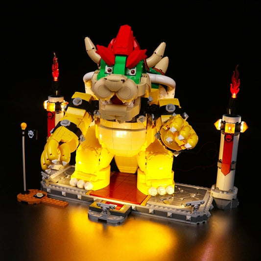 LED Building Blocks Light For Ideas 71411 The Mighty Bowser(NOT Include the Model) LED Lighting Accessories Set DIY Toys Jurassic Bricks