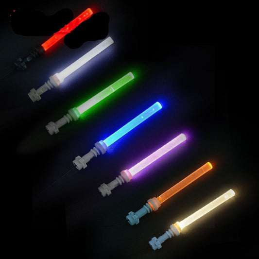 LED Colorful LED Light Saber Powered by USB Lightsaber for  For Trooper Star War Figure Blocks Bricks Toy Gift Jurassic Bricks