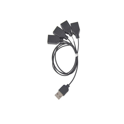 LED High Quality Light Accessories Black One to Seven USB Port for Led Light Kit 10220 10260 42083 Jurassic Bricks
