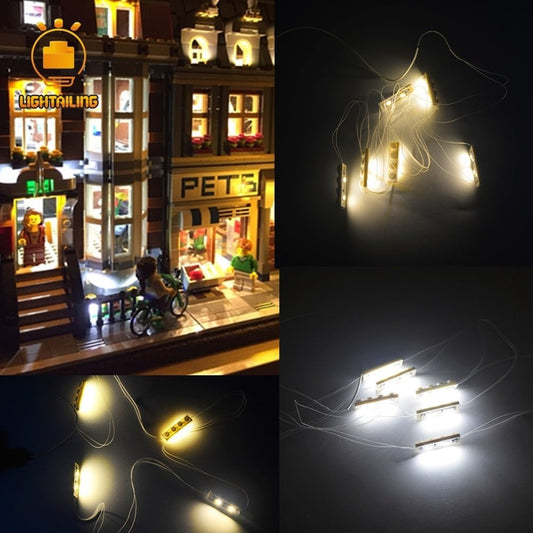 LED High Quality White And Warm White Led Light Kit Light Accessorie For Building Bricks Toy Jurassic Bricks