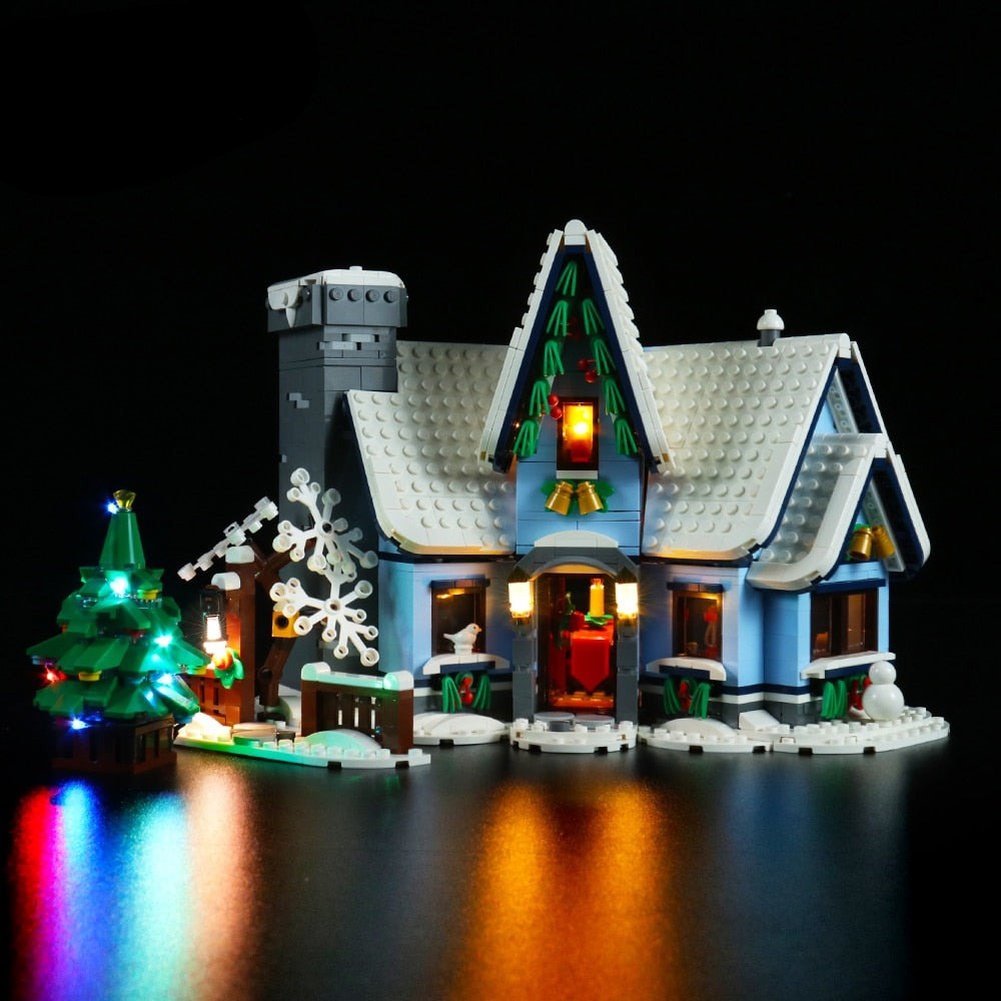 LED Light Kit For 10293 Santa’s Visit Building Blocks Set (NOT Include the Model) Bricks DIY Christmas Gift Toys Jurassic Bricks