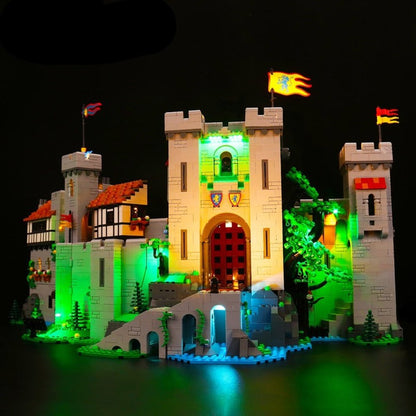 LED Light Kit For 10305 Lion King Castle Knights Medieval Castle Building Blocks (NOT Include the Model) DIY Toys Jurassic Bricks
