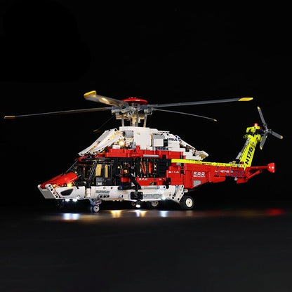 LED Light Kit For 42145 Rescue Helicopter Classic Version(Not Include Building Blocks) Jurassic Bricks