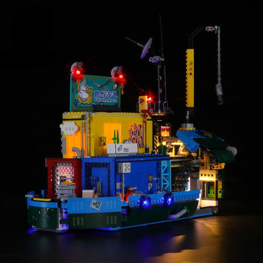 LED Light Kit For 80013 Monky Kid’s Team Secret HQ Toy Building Blocks Lighting Set Jurassic Bricks