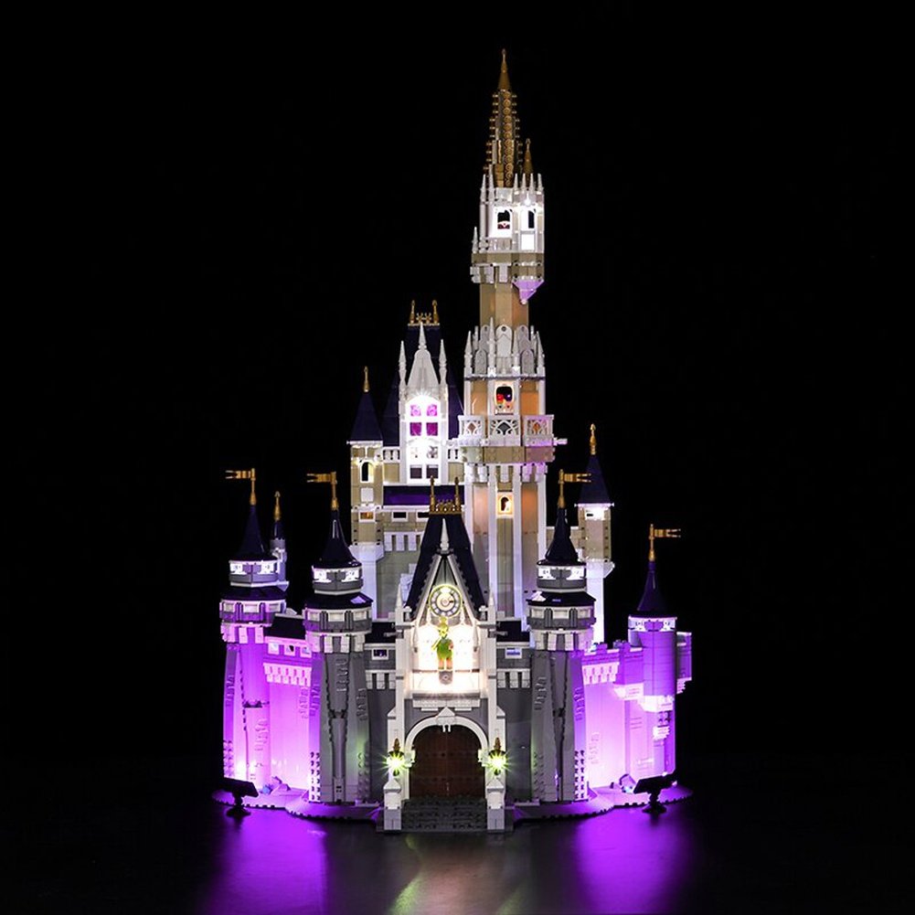 LED Light Kit For Creative Series Cinderella Princess Castle Lighting Set Compatible With 71040(Only LED Light, No Block Kit) Jurassic Bricks