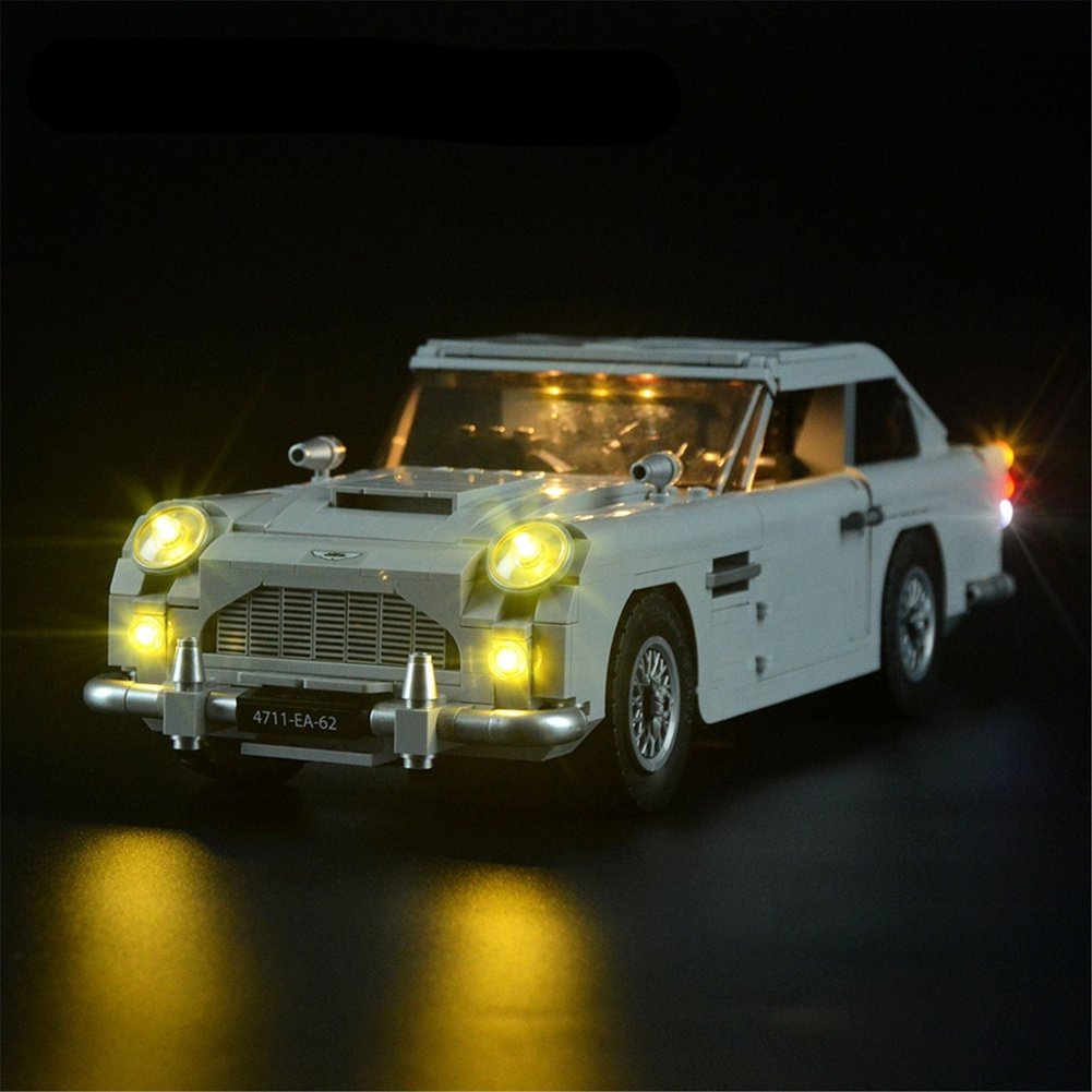 LED Light Kit for 10262 Jame Bond Aston Marting DB5 Building Blocks Set (NOT Include The Model) Toys for Children Jurassic Bricks