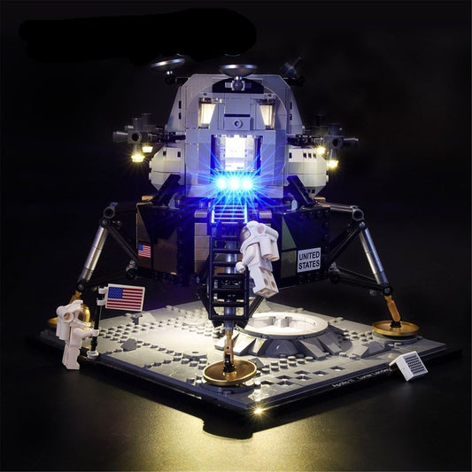 LED Light Kit for 10266 Apollo 11 Lunar Lander Building Blocks Set (NOT Include the Model) Toys for Children Jurassic Bricks