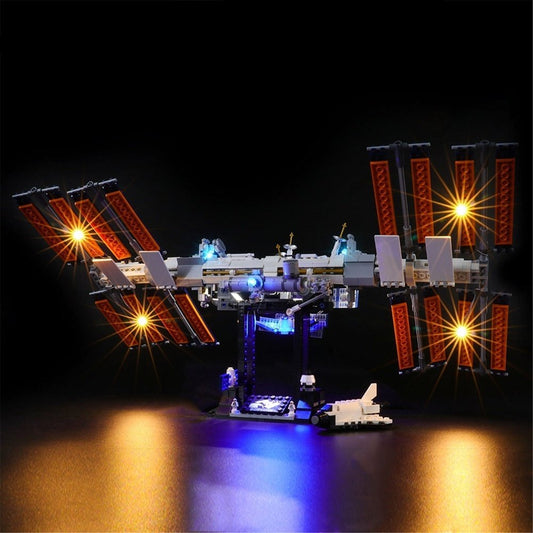 LED Light Kit for 21321 International Space Station Building Blocks Set (NOT Include the Model) Toys for Children Jurassic Bricks