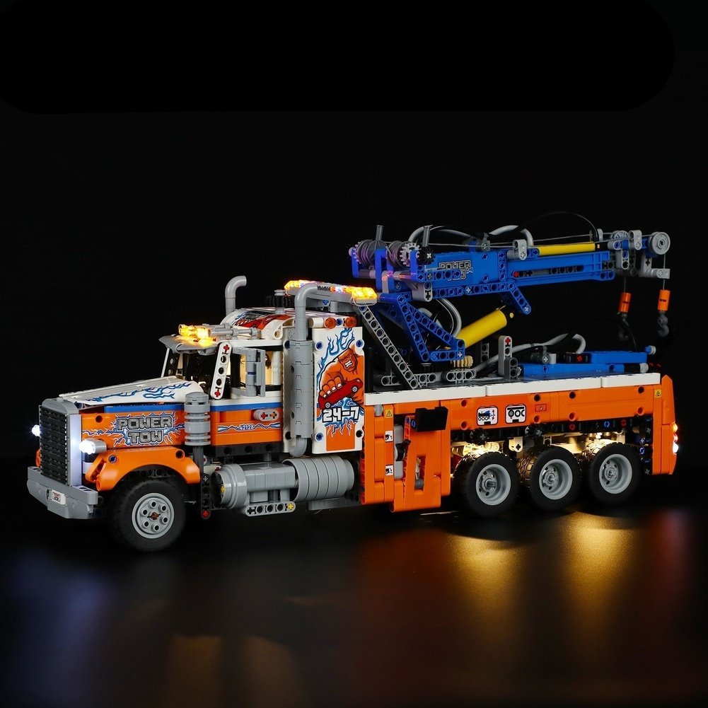 LED Light Kit for 42128 Heavy-duty Tow Truck Building Blocks Set (NOT Include the Model) Bricks Toys for Children Jurassic Bricks