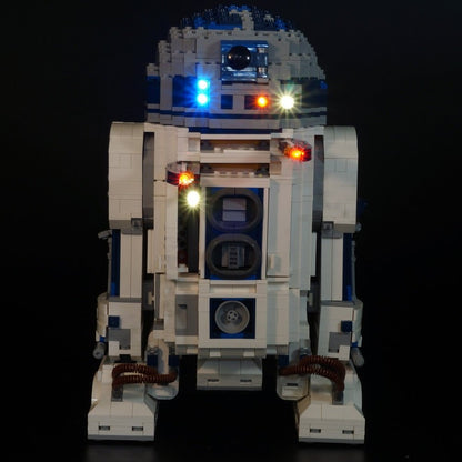 LED Light Set For 10225 And 05043 R2-D2 DIY Toys Blocks Bricks Only Lighting Kit Not Include Model Jurassic Bricks