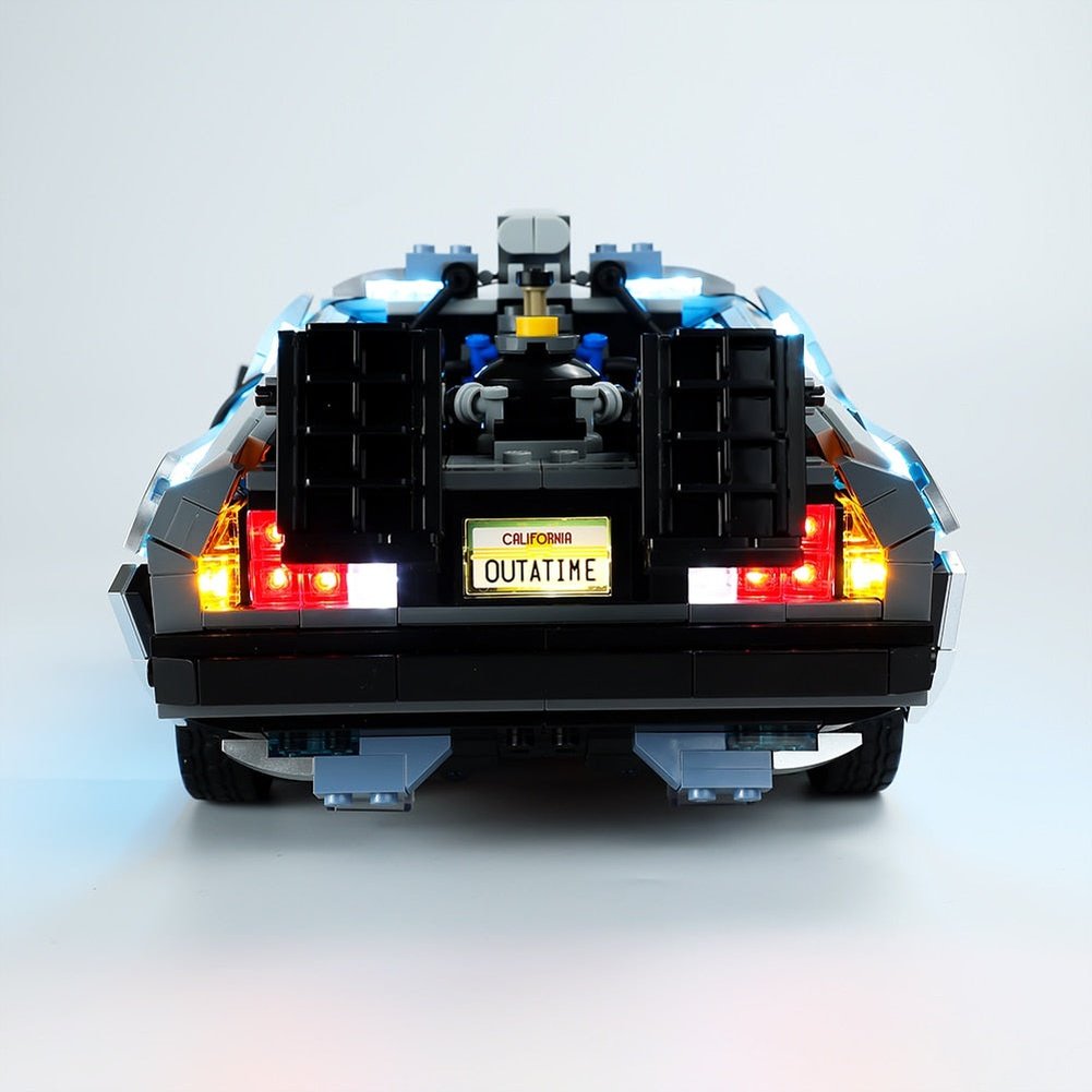 LED Lighting Kit For Creator Delorean Back to the Future Time Machine 10300 Building Bricks Children Toy Set Not Including ModeL Jurassic Bricks