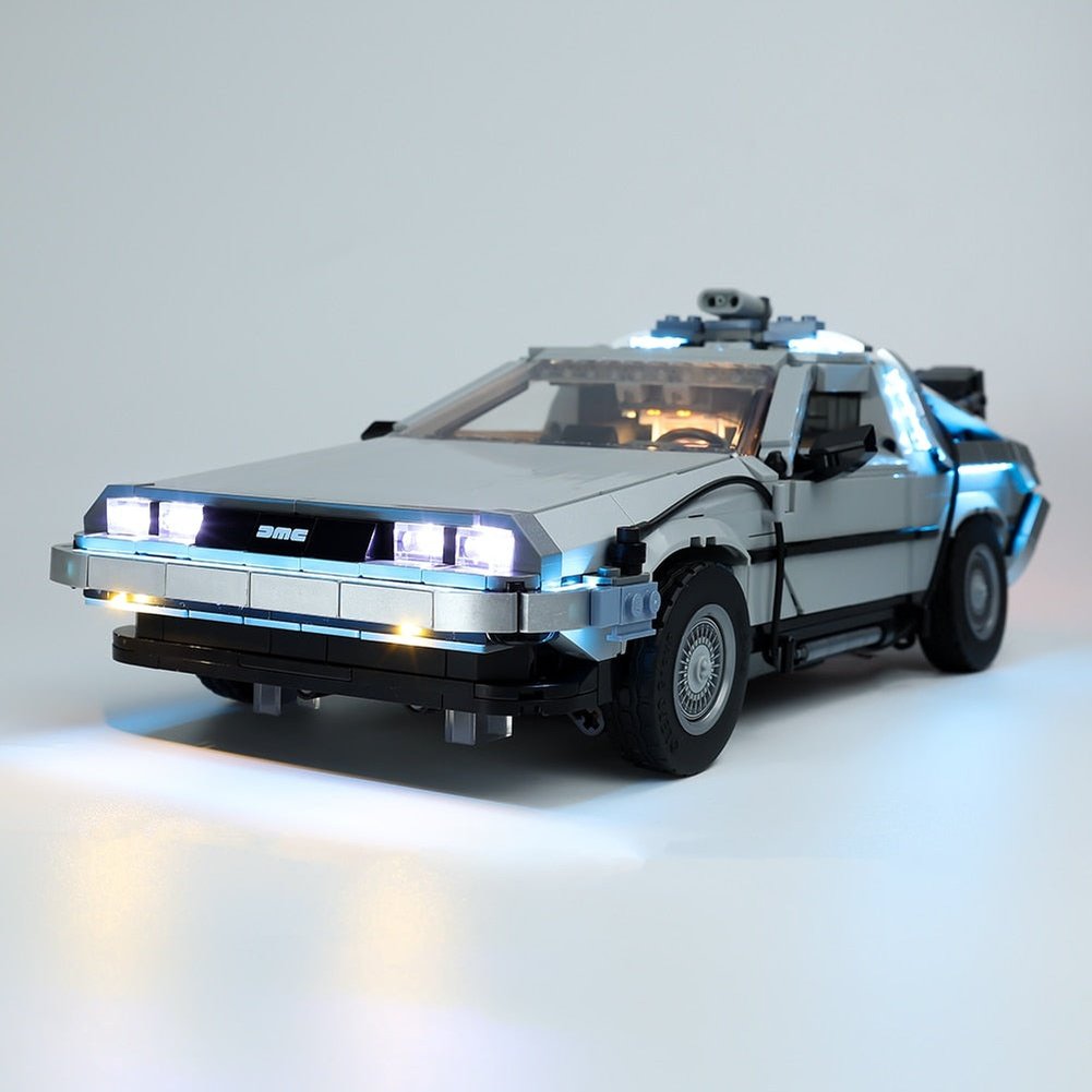 LED Lighting Kit For Creator Delorean Back to the Future Time Machine 10300 Building Bricks Children Toy Set Not Including ModeL Jurassic Bricks