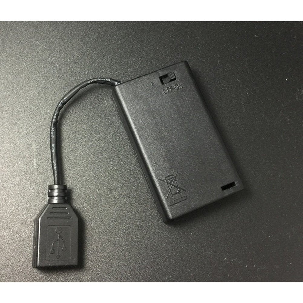 LED Lighting Set Battery Box With Usb Port For And Pin Led Light Kit Four / Seven Port USB Hub Small Splitter Switch Jurassic Bricks