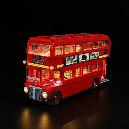 LED Lighting Set DIY For 10258 Creater Expert London Bus Bricks (Not Include the Building Blocks) Jurassic Bricks