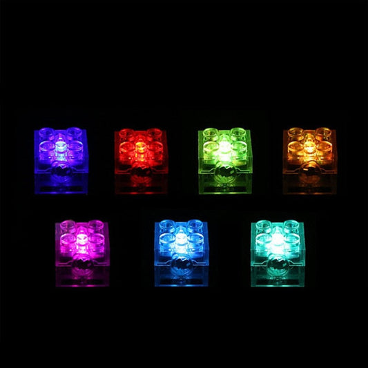 LED Lighting Set DIY Toys For 1 Pcs 2x2 LED Light Up Brick Compatible (Not Included Building Blocks) Jurassic Bricks