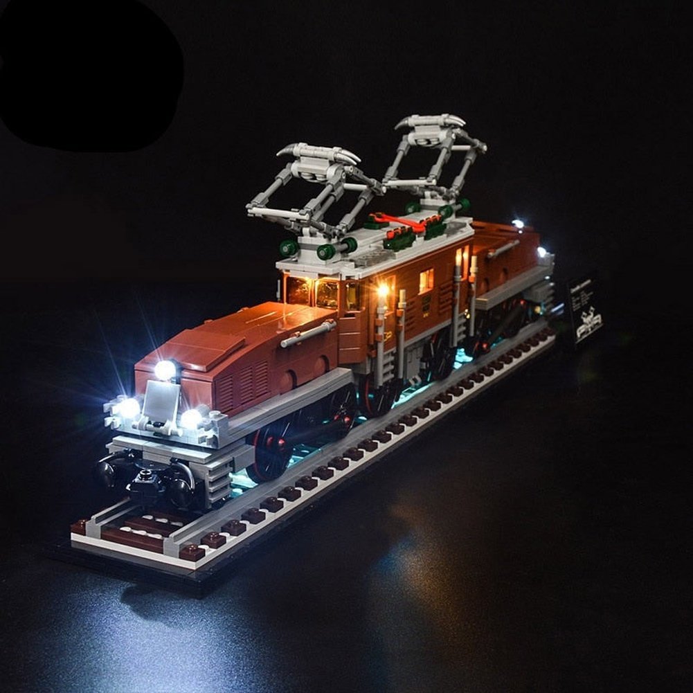 LED Lighting Set DIY Toys For 10277 Crocodile Locomotive (Not Included Building Blocks) Jurassic Bricks