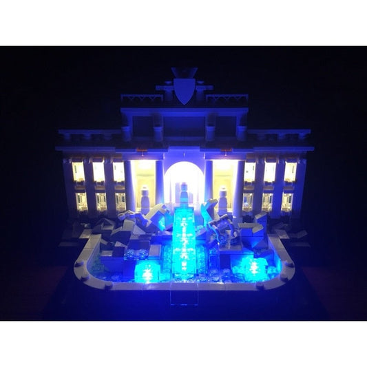 LED Lighting Set DIY Toys For 21020 Trevi Fountain  Bricks (Not Included Building Blocks) Jurassic Bricks