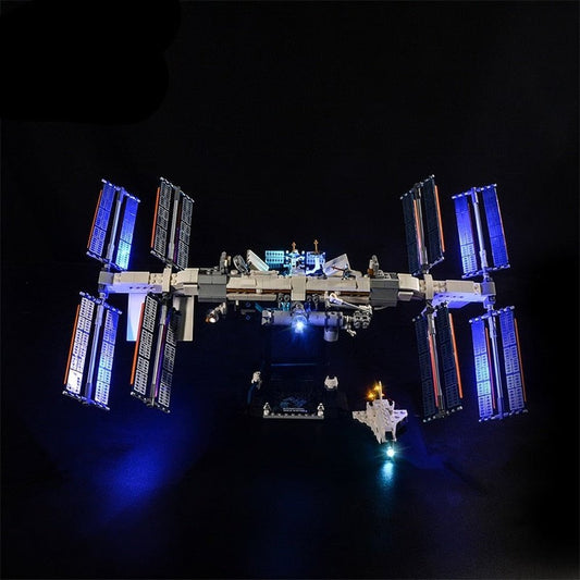 LED Lighting Set DIY Toys For 21321 Ideas Series Space-Station-Set Toys (The Model Not Included) Jurassic Bricks