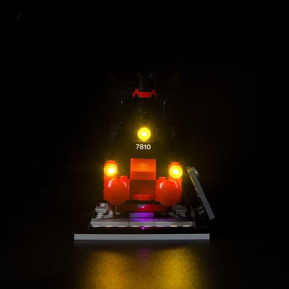 LED Lighting Set DIY Toys For 40370 Steam Engine 40 Years Trains Anniversary (Not Included Building Blocks) Jurassic Bricks
