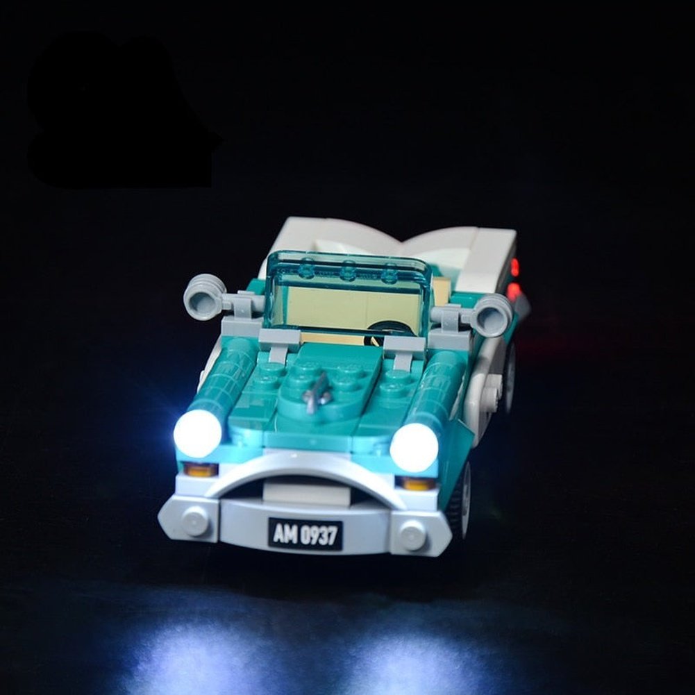 LED Lighting Set DIY Toys For 40448 Ideas Vintage Car (Not Included Building Blocks) Jurassic Bricks