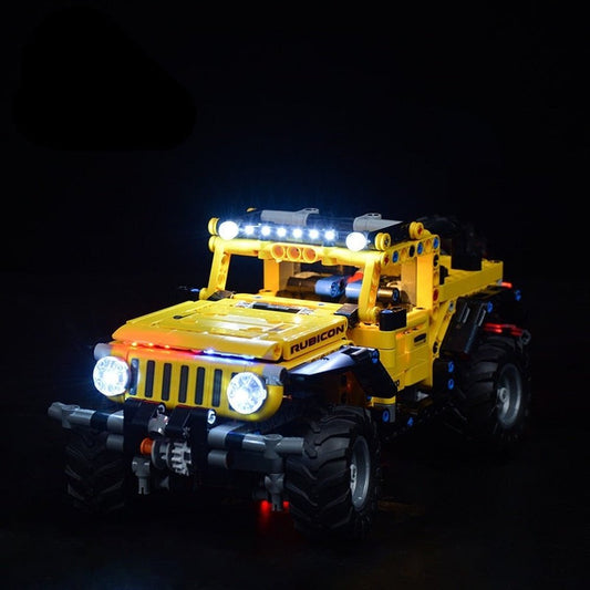 LED Lighting Set DIY Toys For 42122 Technic Jeep Wrangler (Not Include the Building Blocks) Jurassic Bricks