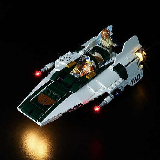 LED Lighting Set DIY Toys For 75248 Resistance A-Wing Starfighter Building Blocks(Only Light Kit Included) Jurassic Bricks