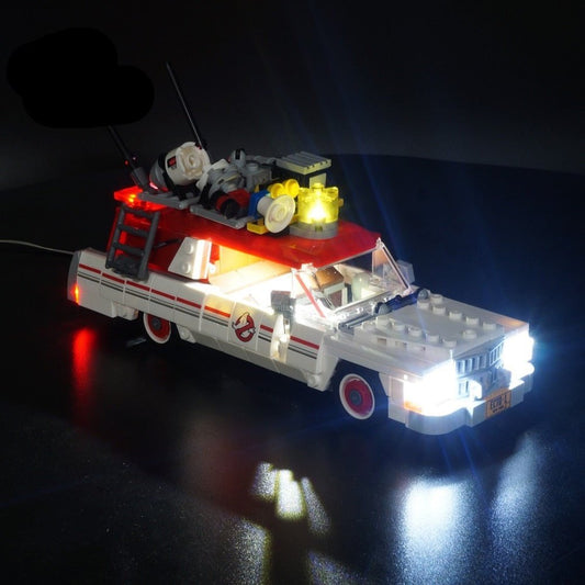 LED Lighting Set DIY Toys For 75828 Ecto-1 &amp; 2 Ghostbusters (Not Included Building Blocks) Jurassic Bricks