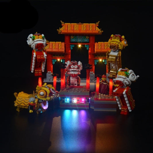 LED Lighting Set DIY Toys For 80104 (Not Included Building Blocks) Jurassic Bricks