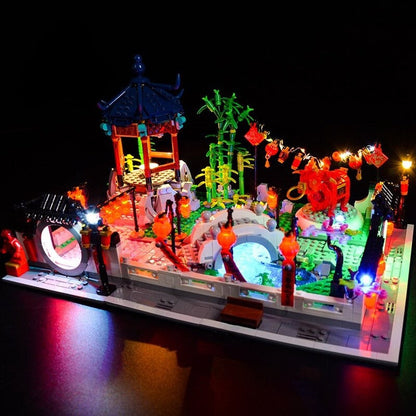 LED Lighting Set DIY Toys For 80107 Spring Lantern Festival (Only Light Kit Included) Jurassic Bricks