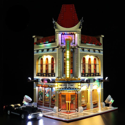 LED Lighting Set DIY Toys For Creator 10232 Palace Cinema Building Blocks Jurassic Bricks