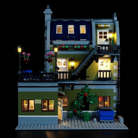 LED Lighting Set DIY Toys For Creator 10243 Parisian Restaurant Building Blocks (Only Light Kit Included) Jurassic Bricks